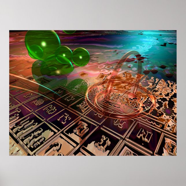 Poster Mesa periódica de elementos (Frente)