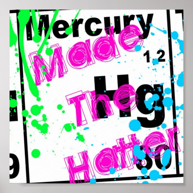 Poster Mesa periódica de elementos (Frente)