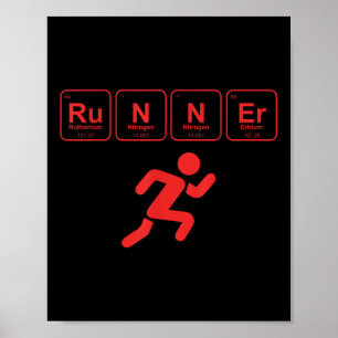 Poster Mesa Periódica Engraçada com Engraçado de Maratona