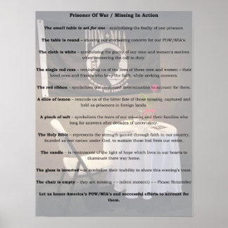 POSTER MESA POW/MIA