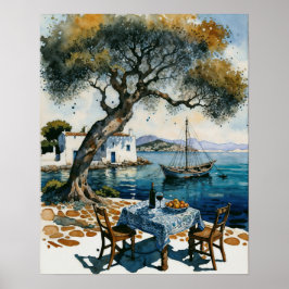 Poster Mesa próxima ao mar