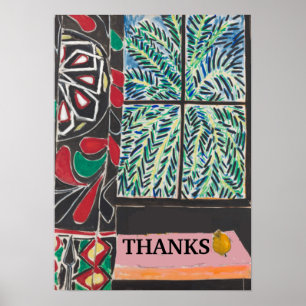 Poster Mesa Sob Janela, depois de Matisse