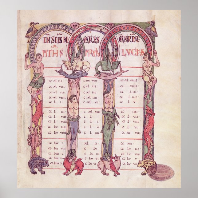 Pôster Mesas Canon dos Evangelistas (Frente)