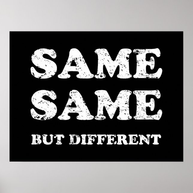 POSTER MESMO, MAS DIFERENTE (Frente)