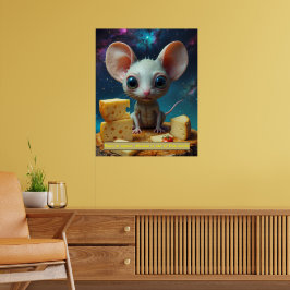 Poster Mesmo no espaço, queijo está fora deste mundo