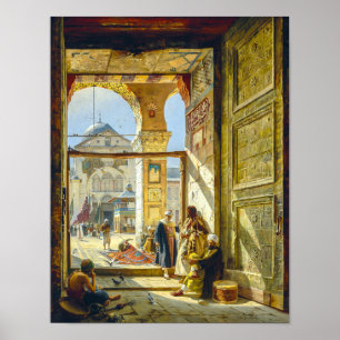 Poster Mesquita de Excelente Umayyad Damascus   Bauernfei