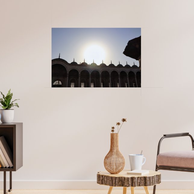 Poster Mesquita Sun Over Cairo (Sala de Estar 3)