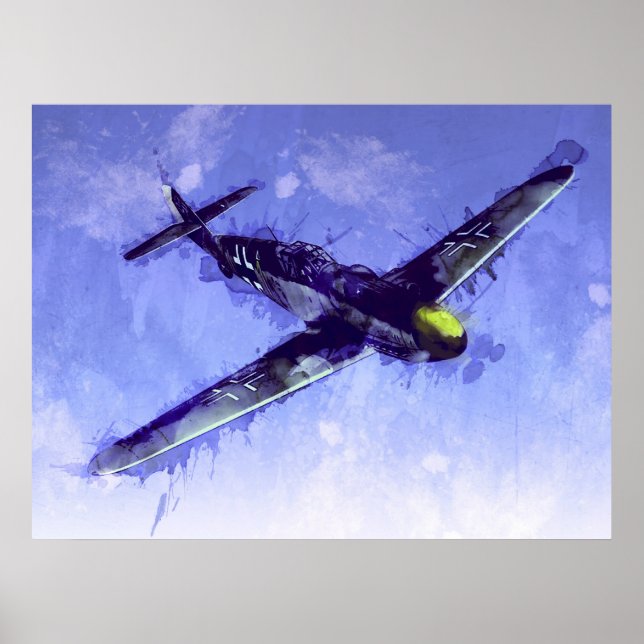 Poster Messerschmitt Bf 109 (Frente)