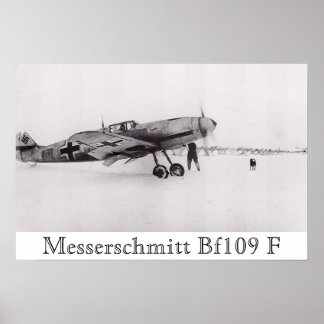 Poster Messerschmitt Bf-109F