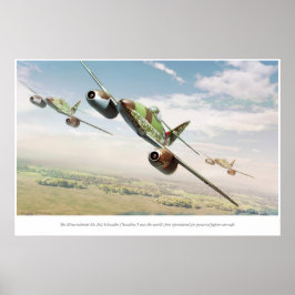 Poster Messerschmitt Me 262