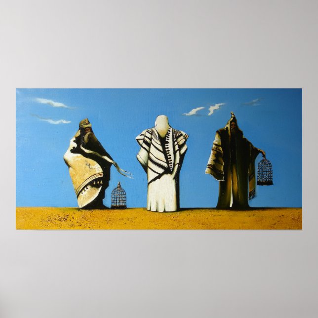 Pôster Messias entre Moisés e Eliah Final (Frente)