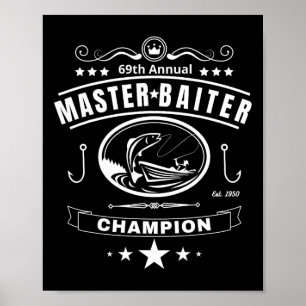 Poster Mestrado em Pesca Iter Champion Presente masculino
