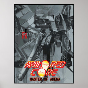 Poster Mestre Armored do trabalho de arte Arena