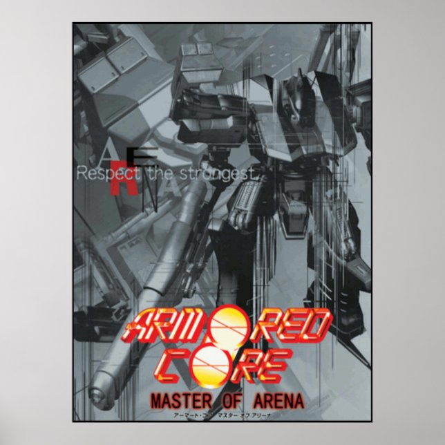 Poster Mestre Armored do trabalho de arte Arena (Frente)