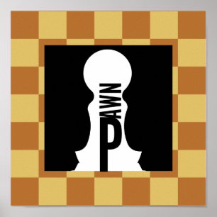 POSTER MESTRE CHESS ORIGINAL POR MASANSER