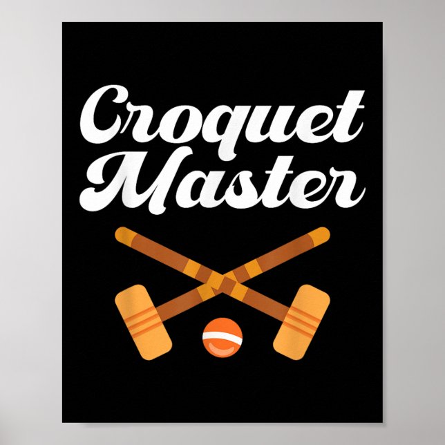 Poster Mestre de Croqué (Frente)