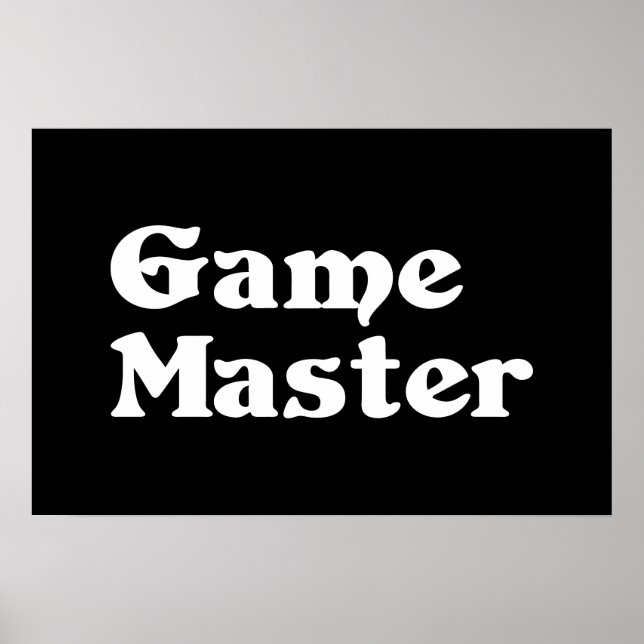 Poster Mestre de Jogo (Frente)