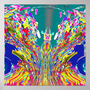 Pôster Mestre digital de Reiki do fluxo de energia do