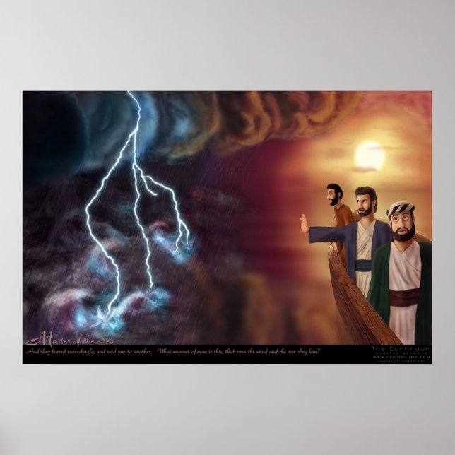 Pôster Mestre do Mar (Frente)