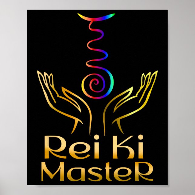 Poster Mestre Espiritual de Reiki (Frente)