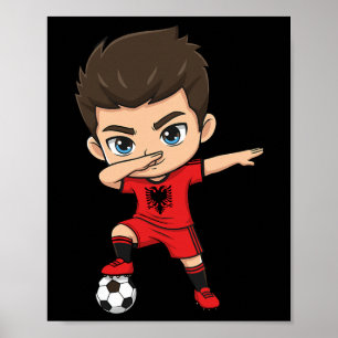 Poster Meta de Criança Alnian Dab Cartoon Bandeira de Aln