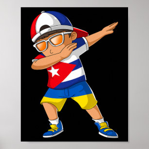 Poster Metade Cubyn Metade Ucraniano Menino Criança Cuby