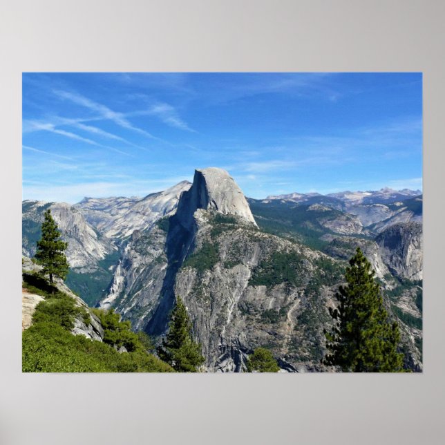 Poster Metade Dome do Glacier Point, Yosemite, CA (Frente)
