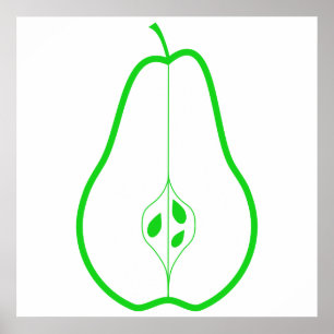 Poster Metade Verde de Pear.