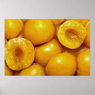 Pôster Metades bonitas do pêssego