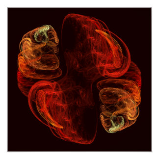 Pôster Metamorfose Abstrato Art