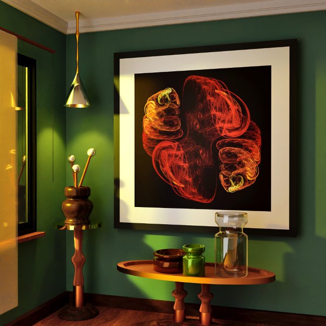 Pôster Metamorfose Abstrato Art (Metamorphosis Abstract Art Poster)