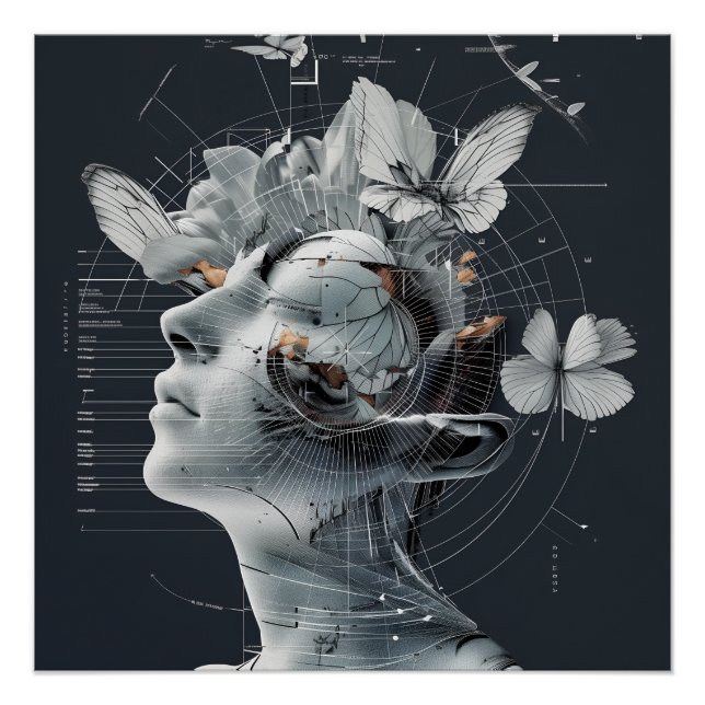 Pôster Metamorfose ocular da mente (Frente)