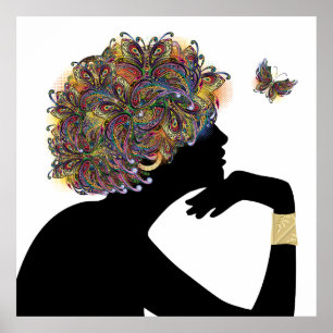 Pôster METAMORPHOSIS Butterfly Lady