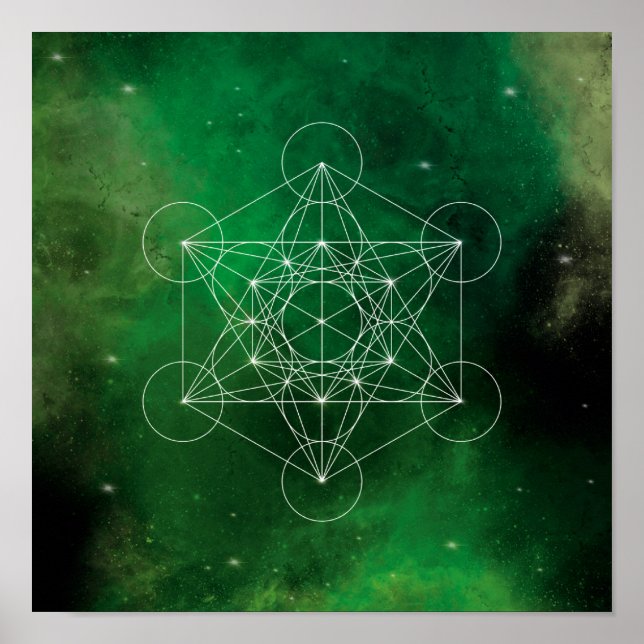 Poster Metatron, chakra,zen,sacred geometric, angel (Frente)