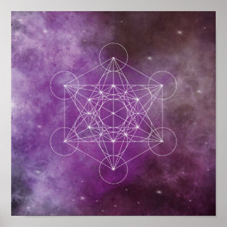 Poster Metatron, chakra,zen,sacred geometric, angel
