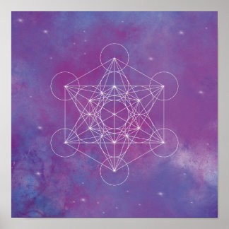 Poster Metatron, chakra,zen,sacred geometric, angel,