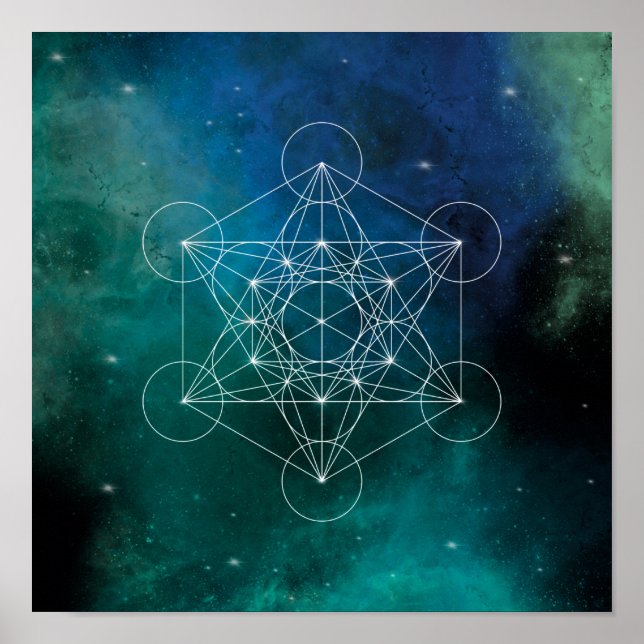 Poster Metatron, chakra,zen,sacred geometric, angel, spir (Frente)