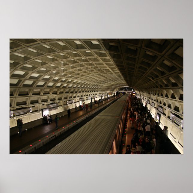 Poster Metrô em Washington, D.C. (Frente)