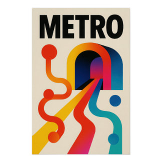 Pôster Métro - Poster