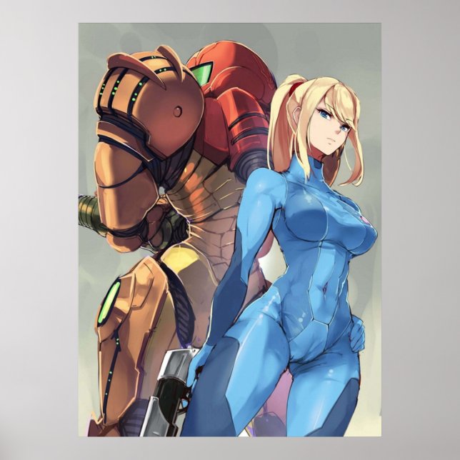 Poster Metroid Samus Aran (Frente)