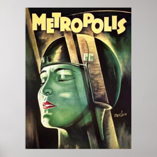 Poster Metrópole Filme Antigo