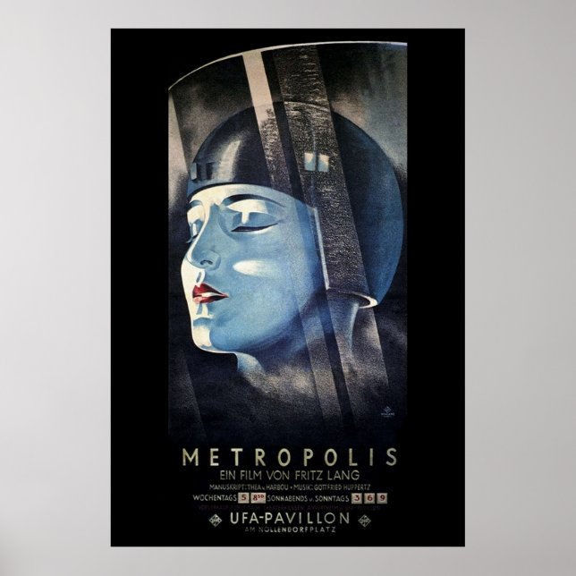 Poster Metropolis 1927 (Frente)