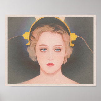 Poster Metropolis (1927) - Maria e a arte da máquina