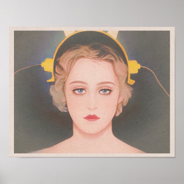 Poster Metropolis (1927) - Maria e a arte da máquina (Frente)