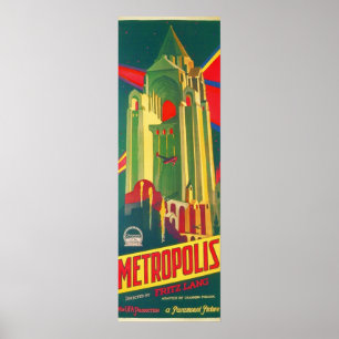Poster METROPOLIS dirigido por Fritz Lang 1927 Hollywood 