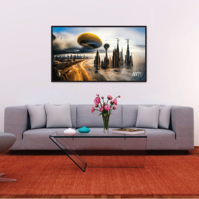 Poster Metrópolis Futurística (Criador carregado)