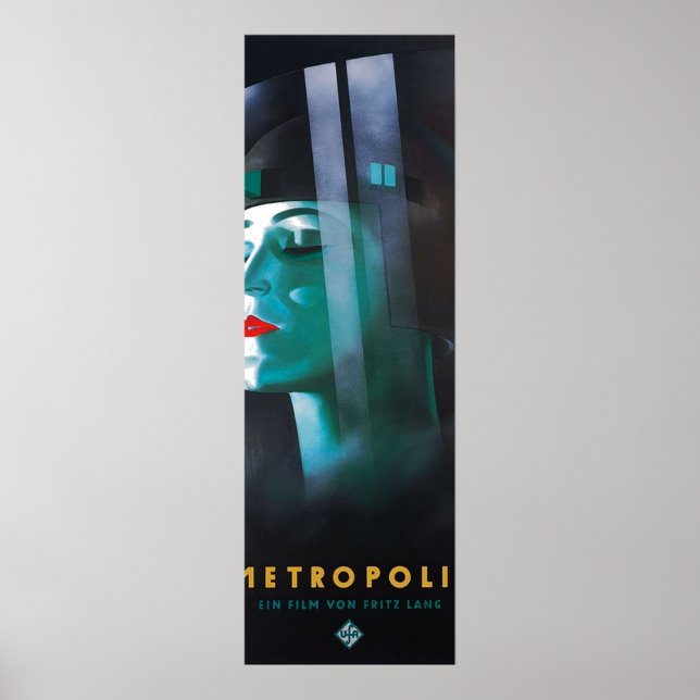 Poster Metropolis UFA MovieArt Deco Future Woman (Frente)