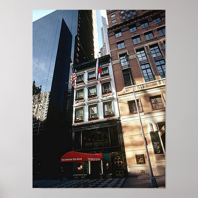 Pôster Metropolitano de Carnegie, sala de chá russa poste (Frente)