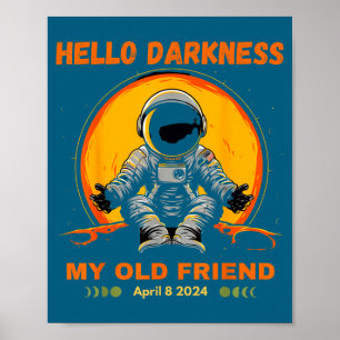 Poster Meu Amigo Escuridão Eclipse Solar Hello