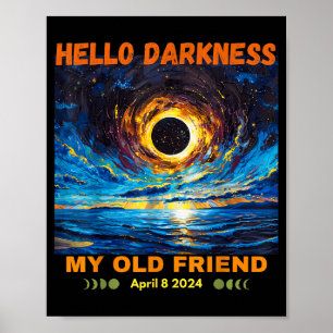 Poster Meu Amigo Escuridão Olá Eclipse Solar